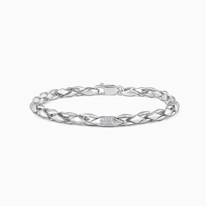 Silver Dude's Delight Bracelet For Him